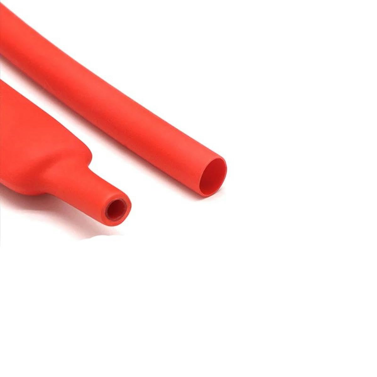 Tubo Termorestringente Rosso 3:1 Da 1/3/5/10 M Con Tubo Di Colla A Doppia Parete Diametro 1,6/2,4/3,2/4,8/6,4/7,9/9,5/12,7/15,4/19,1/25,4/30/39 Mm - Foto 2