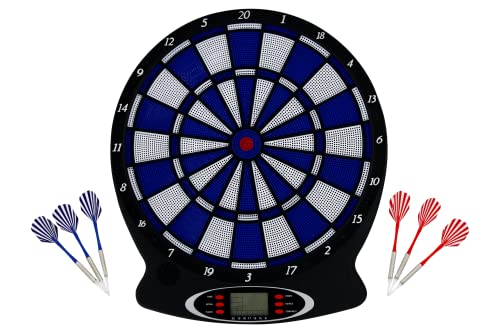 Cible de fléchettes électronique, 18 Jeux, diamètre 38cm