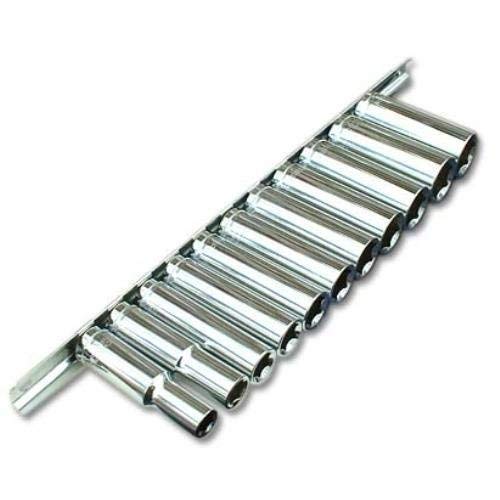 Douilles de maçonnerie Toolzone 11 Pièces Chrome Vanadium Profondes 3/8 Haute Résistance