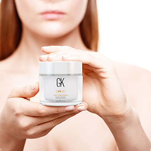 Gk Hair Global Keratin Deep Conditioner Masque (7.05 Fl Oz/200 G) Intense Hydrating Repair Treatment Mask For Dry Damaged Color Treated Frizzy Hair Restoration Formula With Jojoba Seed Oils #TOP6