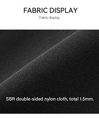 Chaqueta superior de neopreno para hombre, manga larga con cierre frontal para surf, natación, snorkel, deportes acuáticos y buceo en aguas frías miniatura 6