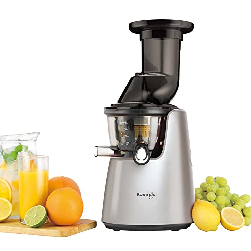 Kuvings Whole Slow Juicer Elite C7000S - Higher Nutrients And Vitamins, Bpa-Free Components, Easy To Clean, Ultra Efficient 240W, 60Rpms-Silver #TOP1