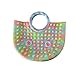 HJHQQ-CZYHG Pop Push Bubble Fidget Sac à Main, Dernière Mode Sac fourre-Tout en Silicone pour Femmes Colorful Beach poignée Sac à Main, nouveauté sensorielle Fidget Jouet Femme Sac à Main (Color : E)