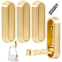 Kuleyng Coat Hooks Wall Mounted, 6 Wooden Flip Down Heavy Duty Space-Saving Towel Hat Hooks for Hallway, Bedroom, Bathroom, Easy Install