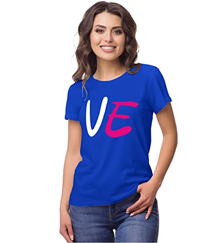 Image of Hangout Hub | Couple Tshirts | Love | Set of 2