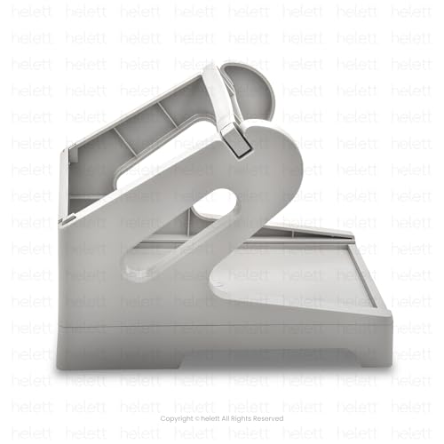 helett Label Holder|Shipping Holder|Plastic Paper Holder|Thermal Label Holder for Rolls & Fan Fold Labels|Work with Desktop Label Printer|Suitable for Home Office &Transportation
