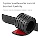 ZLXMRUT 4pcs Auto Footstep Edge Protectors for Chevy Equinox 2018 2019 2020 2021, Doorway Scuff Shields Premium Rubber WearResistant Car Cabin Accessories,Red Border