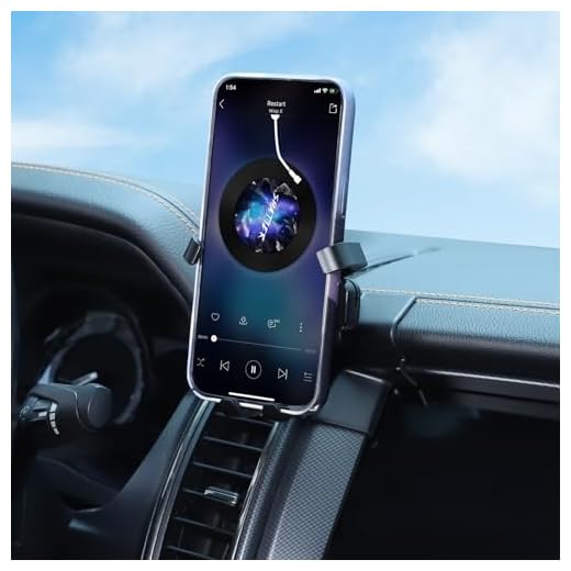 Aunginsy Phone Holder Compatible with Ford Ranger 2015-2022 Car Center Console Air Outlet Vent Upper Panel Mobile Phone Mount Dashboard Hands-Free Universal Cell Phones Navigation Bracket Accessories