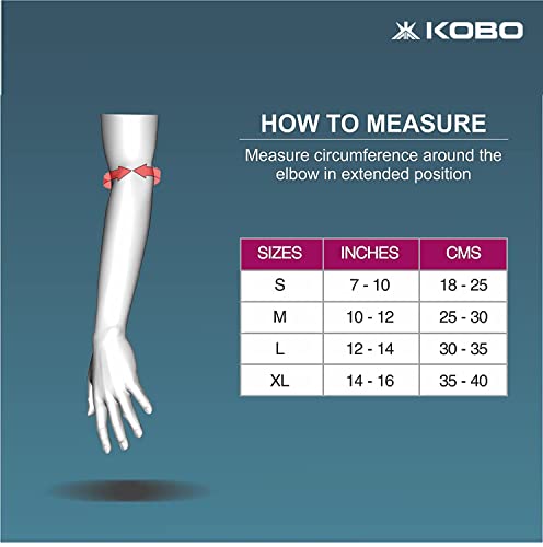 Image of Kobo Imported 4 Way Elastic Elbow Support (Piece)
