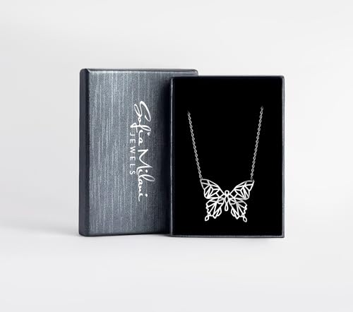 Collier papillon argent 925 Sofia Milani cadeau idéal pour femme