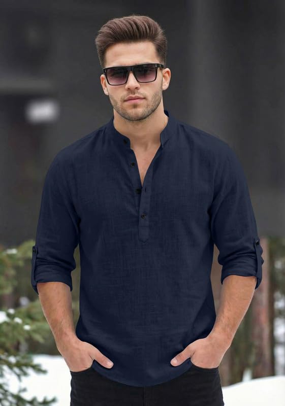 Image of Men Short Kurta