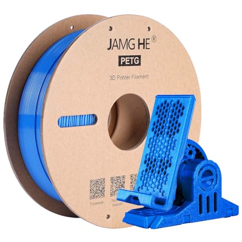 PETG Filament for 3D Printer, JAMG HE 1.75mm 1KG Precision +/- 0.02...