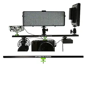 Cam Caddie 16 inch Cold / Hot Shoe Extension - Mount Multiple Accessories LED Lights Microphone + Monitors for Blackmagic Production / PCC and Sony FS700 Style Threaded Mounts (16 inch / 40.64 Centimeter)