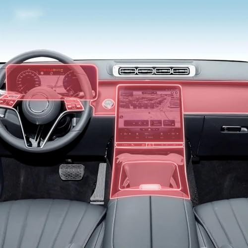 Protéger console Mercedes W223 2021-2024 film intérieur TPU