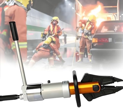 Portable Hydraulic Shearing Pliers - 18T Shear & 5.5T Expansion Force Cutters for Emergency Rescue, Lightweight Spreader Stretching Tool with Aluminum Box Packaging