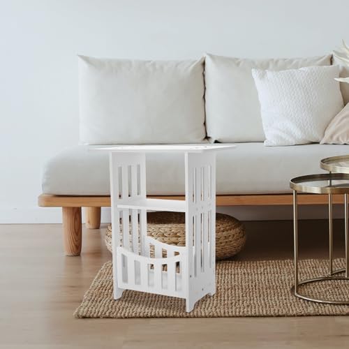 Mesa de tocador y dormitorio de 15.6 pulgadas blanca moderna 3