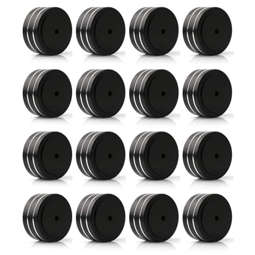 Pieds d'isolation HiFi en aluminium brossé pour platine et haut-parleur audiophile