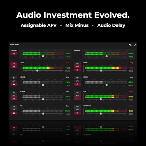 Professional 4K video switcher
