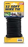 Luster Leaf STT200 Soft Wire Tie, Black, 32 feet