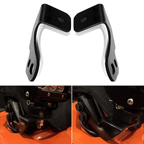 RustProof 1 Pair of Stainless Steel Lower Roll Bar Light Bar Mounting Brackets LED Cube for Polaris RZR XP 900 1000 Accessories