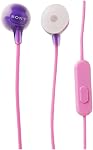 Sony MDREX15AP/B In-Ear Headphones with Microphone (Black)