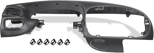 Miniatura 10 de PIT66 Bisel de panel central para tablero compatible con Ford F150 Expedition 1997-2003, color negro