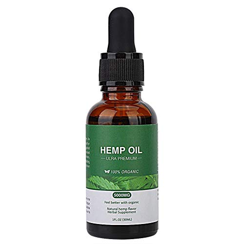 Cáñamo-semilla de aceite esencial - el cáñamo comestible de semilla de aceite esencial alivio del dolor de aceite mejora del sueño (tamaño : 30ml/5000mg)