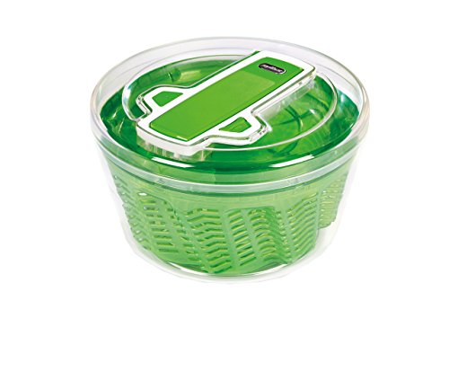 Zyliss E940013 Swift Dry Essoreuse à Salade, Grand, 6L, Plastique, Blanc, Utilisable Comme Saladier, Sans BPA, Technologie AquaVent, Garantie de 5 Ans Cover