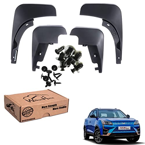 Image of WolkomHome Mud Flap Compatible with XUV400 2023 - Durable Splash Guards for Car Exterior Protection