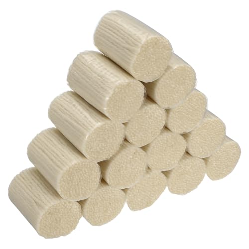 Image of MECCANIXITY 15 Rolls Latch Hook Yarn, 3mm White Latch Hook Kit Yarn Precut Hook Rugs Making Crochet Bundles for Rug Adults Beginners Tapestry DIY Craft