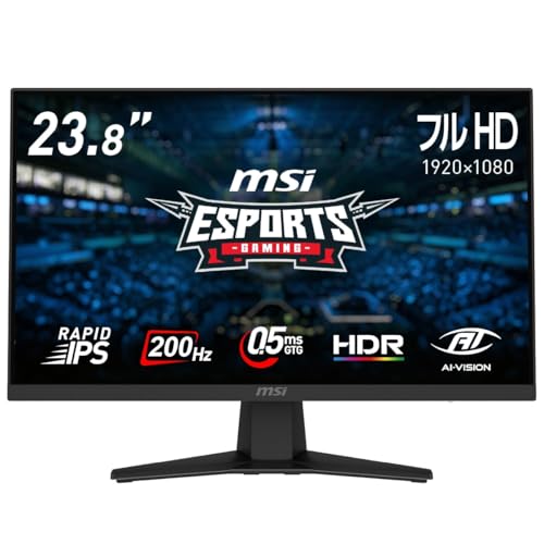 1日限り緊急値下げ！！ MSI G244F ゲーミングモニター 170Hz Amazon.co.jp: MSI FHD Rapid IPS ゲーミングフリー同期 1ms