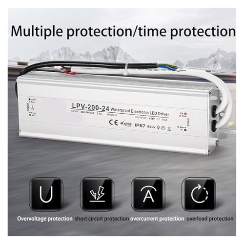 Transformateur LED 36V 20W IP67 étanche pour éclairage de jardin