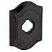 Baldwin R027402FD Distressed Oil Rubbed Bronze Pair of 3.25" Height Bethpage Dummy Rosettes