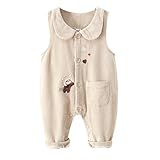 💖 Matériau : Les salopettes à bretelles en velours côtelé uni sont fabriquées dans un velours côtelé de haute qualité (90 % coton), doux et confortable, agréable au toucher et respirant, résistant à l'usure et durable, offrant une excellente expérience de port à votre bébé. L'entrejambe est muni de boutons-pression, ce qui facilite le changement des couches.