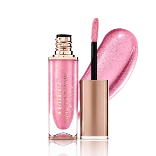 Image of Maliao Time To Shine Lip Gloss (Spring Glow, 6.5ml) | High Shine Lip Gloss with Intense Colour & Luxe Shimmer | Highly Pigmented, Smooth-Gliding Glossy Lip Makeup | Non-Sticky, Lightweight & Infused with Vitamin E