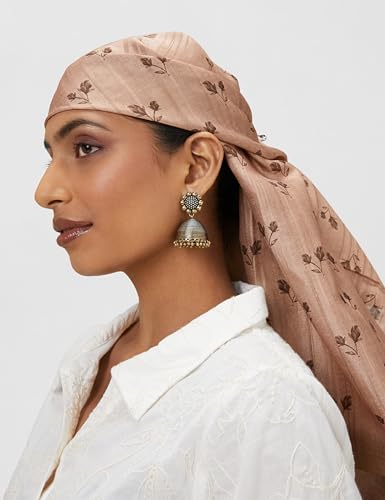 Image of Rubans Jhumka Earrings Oxidised Trendy Jewellery Gift for Women & Girls