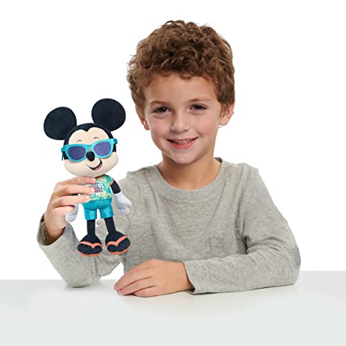 Disney Street Beach Small Plush Mickey Mouse, 9-Inch Stuffed Animal, Officially Licensed Kids Toys For Ages 2 Up, Basket Stuffers And Small Gifts, Amazon Exclusive #TOP1