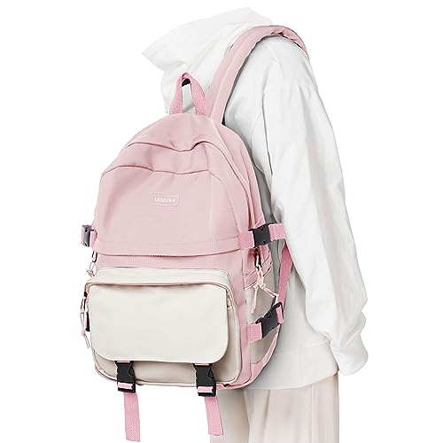 Image of weradar Simple casual computer backpack pink