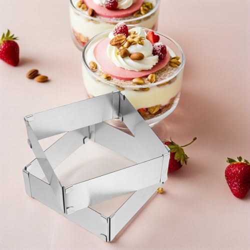 Molde extensible rectangular Gatuida para preparar tartas y mousse en tus cenas familiares 7