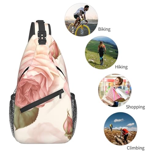 Bolso cruzado Beauty Roses para hombre y mujer miniatura 6