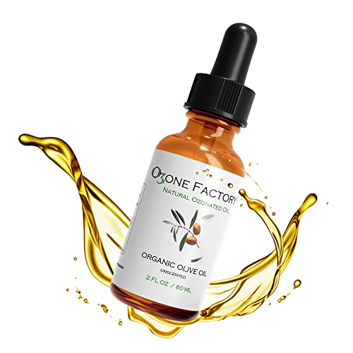 Ozone Factory Ozonated Olive Oil, Unscented And Natural Face Oil For Women & Men, Olive Oil For Skin, Nail & Foot Care, Cold Pressed, Extra Virgin Skin Oil, 60 Ml #TOP15