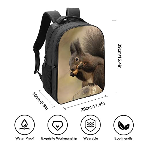 Sac à dos ado cool imprimé écureuil parfait pour le collège et les sorties
