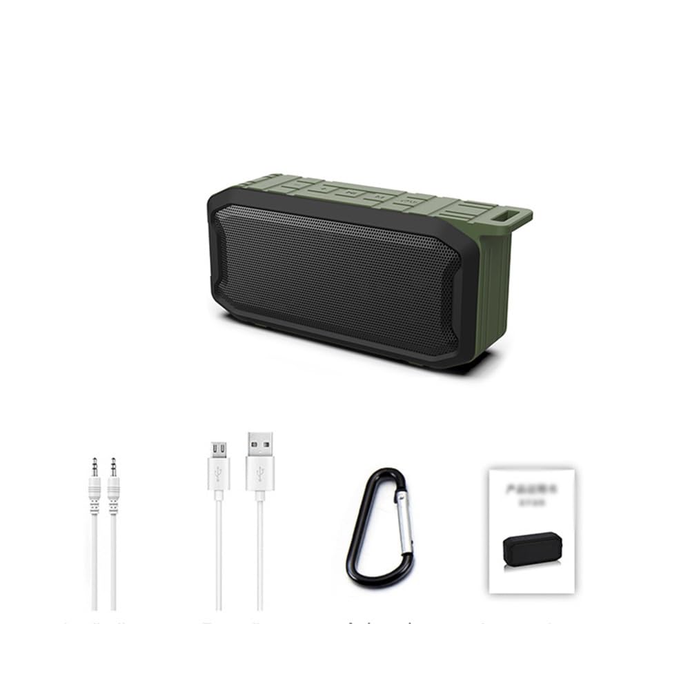 Altoparlante da esterno portatile con radio FM TWS stereo Boombox TF subwoofer for bassi da esterno(Blue,White)