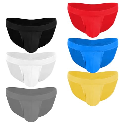 KAREN SPACE Mens Underwear Men's Bikini Underwear Ice Silk Fabric Comfortable Breathable