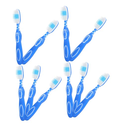 10 Cepillos de dientes compactos de prisión para kits de aseo y limpieza rápida
