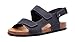 Produktbild Nordan 021200 Sommer Sandalen Herren Sommerschuhe flache Sandalen Kork-Sandalen mit verstellbarer Riemen (dunkelblau 1800, eu_footwear_size_system, adult, numeric, medium, numeric_44)