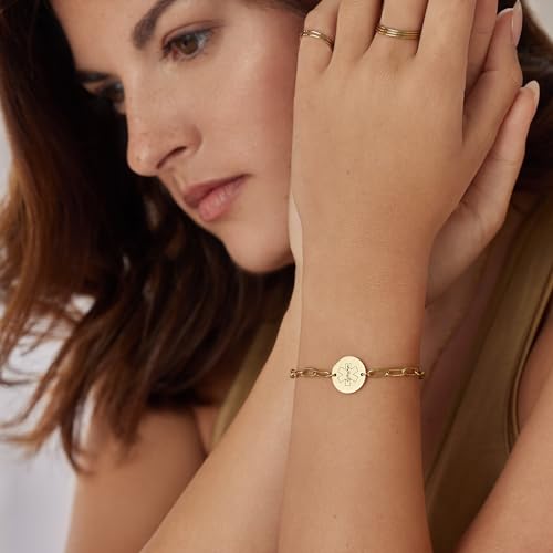 Medical Alert ID Bracelet for Women, Paperclip Adjustable Customized Medic Jewelry 18k Gold Rose Silver, Personalized Engraving, Hypoallergenic Waterproof, Includes Gift Box & Med ID Wallet Card3