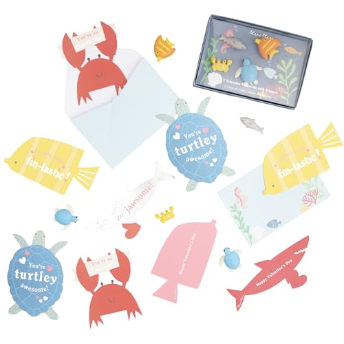 Meri Meri Under The Sea LbYo^CJ[hZbg(12)Ão^Cf[J[hAC̐fUCAySAJjAJATAAΏ۔N3ΈȏA5.75C` x 3.8C`