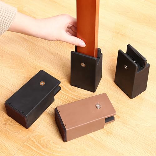 Elevadores de mesa ajustables y resistentes para sofás y camas, pack de 4 4