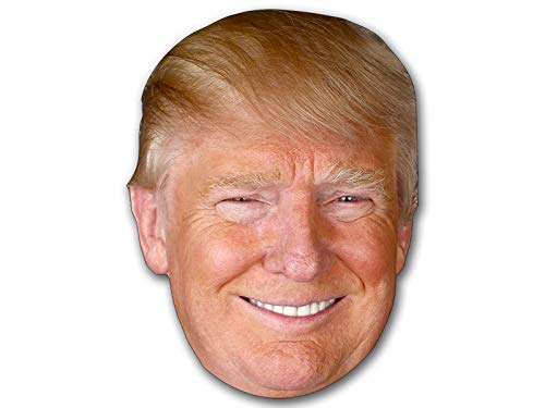 MAGNET 3x4 inch Trump SMILING FACE Shaped Sticker - head funny pro political gop 2020 Magnetic vinyl bumper sticker sticks to any metal fridge, car, signs.
